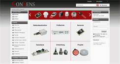 Desktop Screenshot of consens-electronic.de
