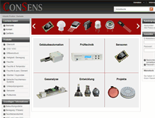 Tablet Screenshot of consens-electronic.de